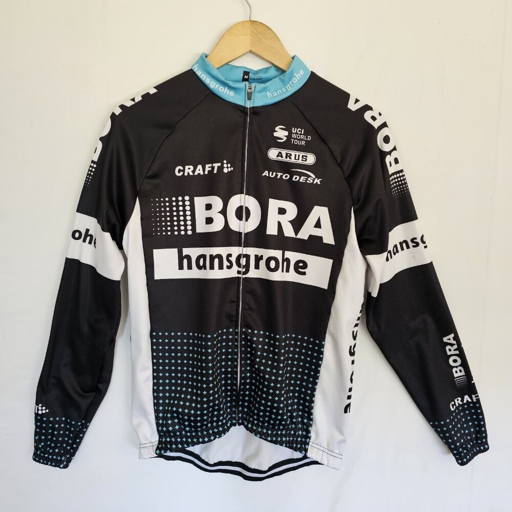 Bora Hansgrohe Team. Long Sleeve Full Zip Jacket Size: M Wind And Rain Resistant